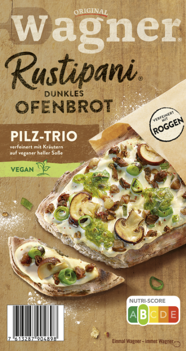 Wagner Rustipani dunkles Ofenbrot "Pilz Trio"_0