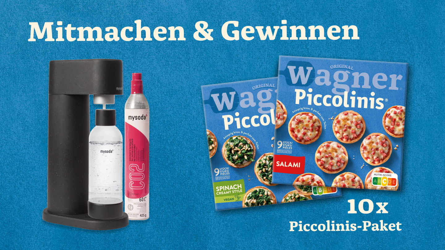 Mini Pizzen, große Gewinnchancen