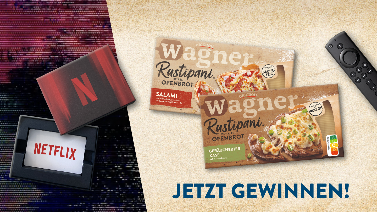 Original Wagner Rustipani-Gewinnspiel - Probierpakete gewinnen