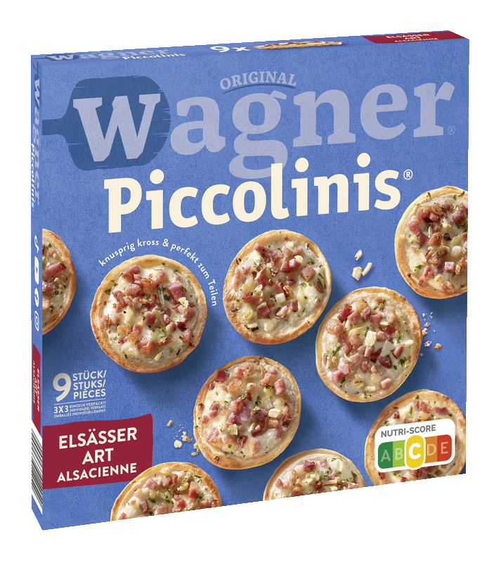 Pizza Wagner Piccolinis Art Elsässer Original