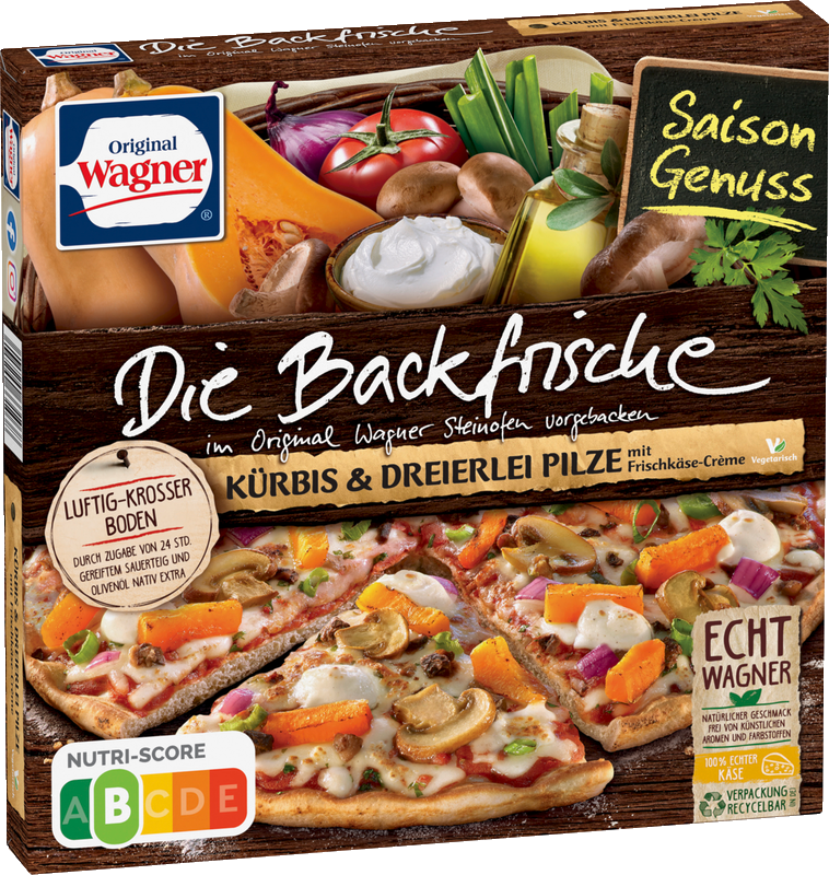 Wagner Pizza Die Backfrische K rbis Dreierlei Pilze Wagner Pizza Die Backfrische K rbis Dreierlei Pilze
