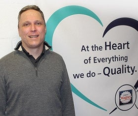 Kevin Pardey, kwaliteitsmanager bij Nestlé Wagner