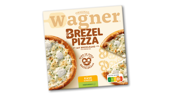 brezel pizza Kaese