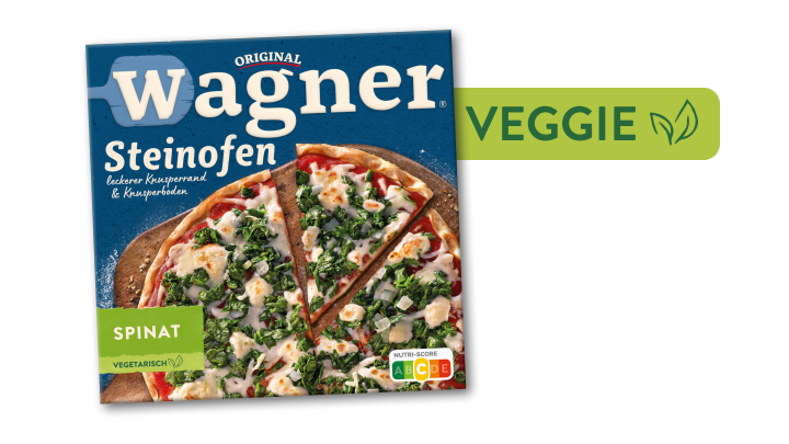 Wagner Pizza Original Steinofen Spinat