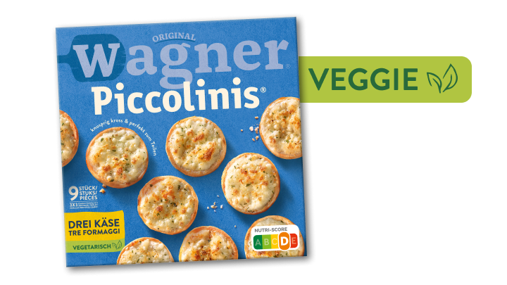 Original Wagner Piccolinis Drei Käse 