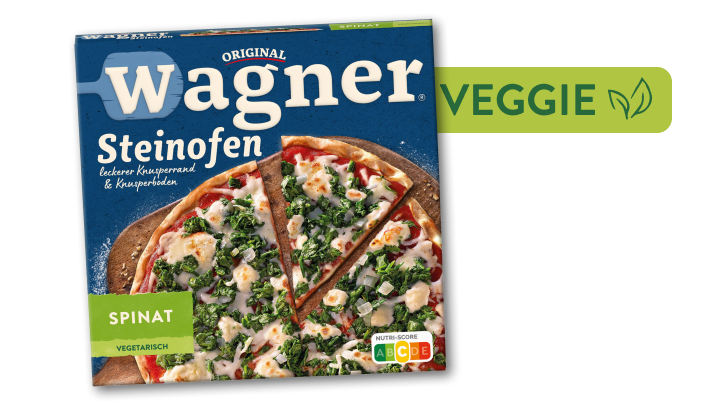 Original Wagner Steinofen Pizza Spinat