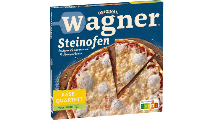 Wagner Pizza Original Steinofen Käse Quartett
