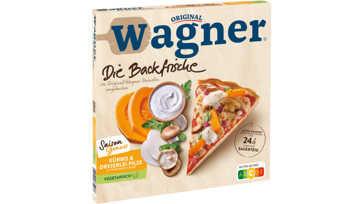 Wagner Pizza Die Backfrische Kürbis &amp; Dreierlei Pilze