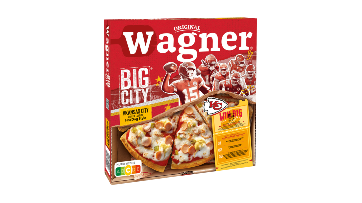 Wagner BIG CITY #Kansas City CHIEFS EDITION Hot Dog Stlyle