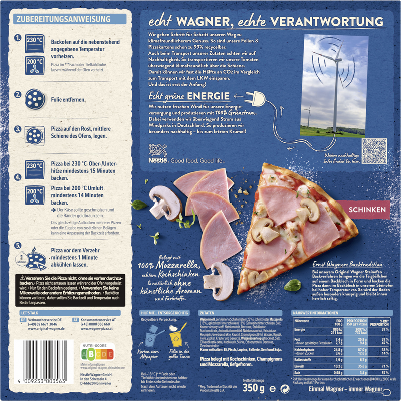 Wagner Pizza Original Steinofen Schinken_2 Wagner Pizza Original Steinofen Schinken_2