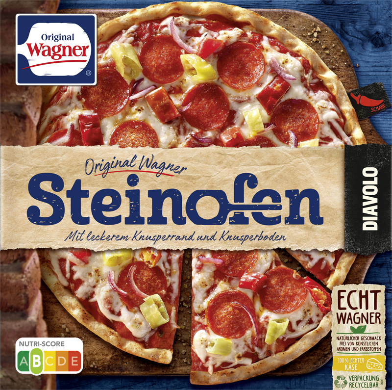 Wagner Pizza Original Steinofen Diavolo_1