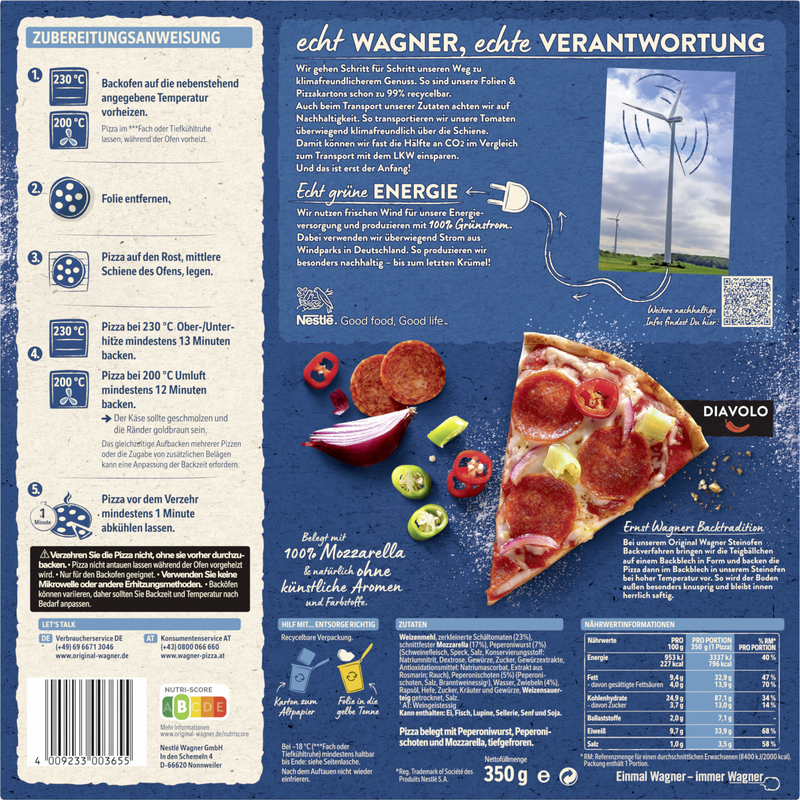 Wagner Pizza Original Steinofen Diavolo_2 Wagner Pizza Original Steinofen Diavolo_2