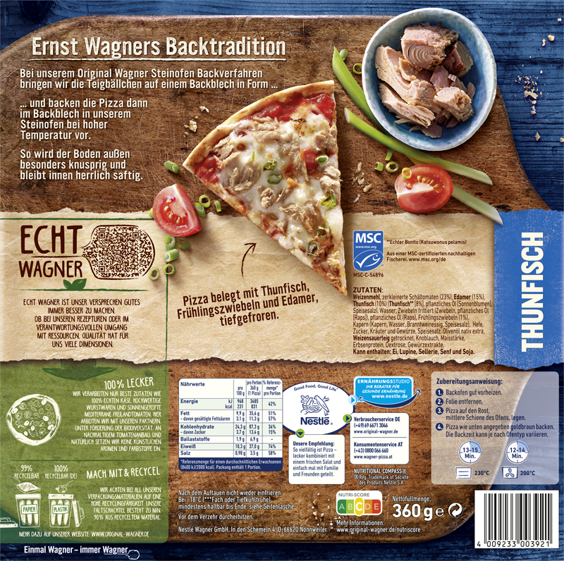 Wagner Pizza Original Steinofen Thunfisch_2 Wagner Pizza Original Steinofen Thunfisch_2