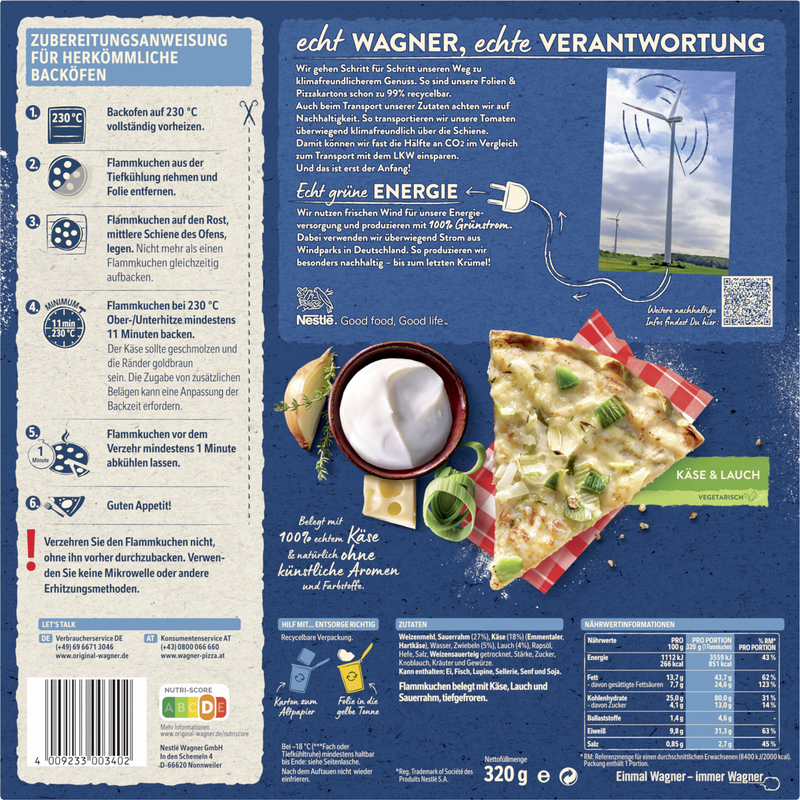 Wagner Flammkuchen Käse & Lauch_2 Wagner Flammkuchen Käse & Lauch_2