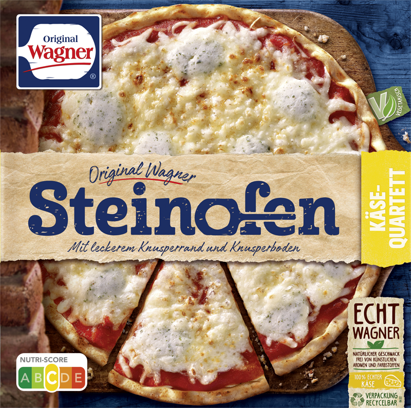 Wagner Pizza Original Steinofen Käse Quartett_1 Wagner Pizza Original Steinofen Käse Quartett_1