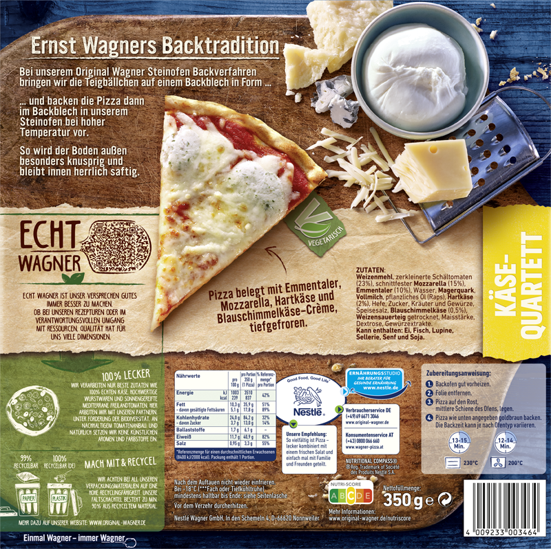 Wagner Pizza Original Steinofen Käse Quartett_2 Wagner Pizza Original Steinofen Käse Quartett_2
