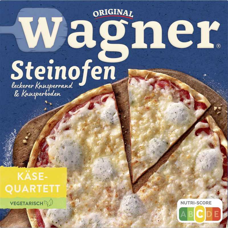 Wagner Pizza Original Steinofen Käse Quartett_1