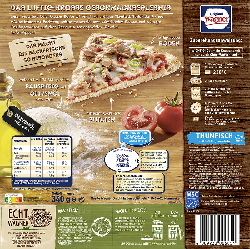 Wagner Pizza Die Backfrische Thunfisch_2 Wagner Pizza Die Backfrische Thunfisch_2