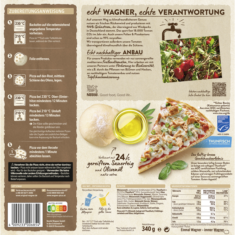 Wagner Pizza Die Backfrische Thunfisch_2 Wagner Pizza Die Backfrische Thunfisch_2