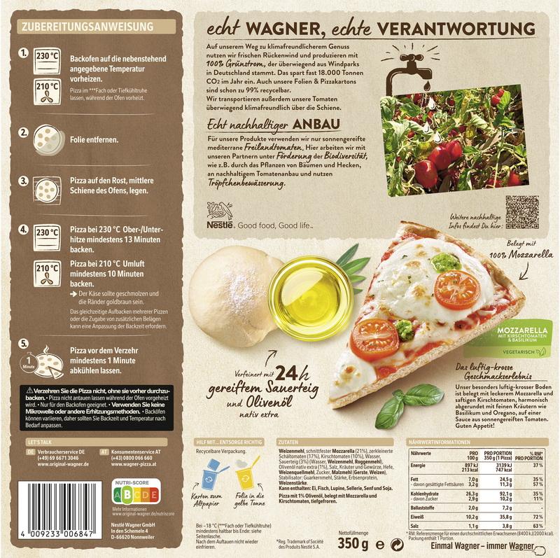 Wagner Pizza Die Backfrische Mozzarella_2 Wagner Pizza Die Backfrische Mozzarella_2