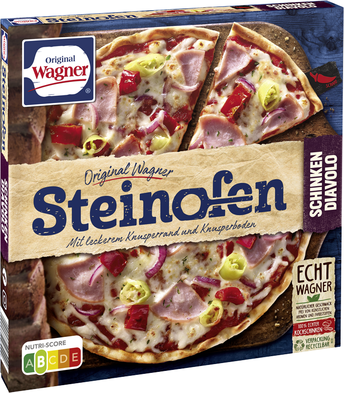 Wagner Pizza Original Steinofen Schinken Diavolo_0