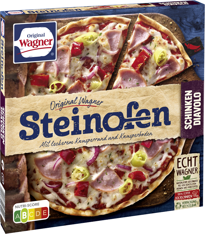 Wagner Pizza Original Steinofen Schinken Diavolo_0 Wagner Pizza Original Steinofen Schinken Diavolo_0