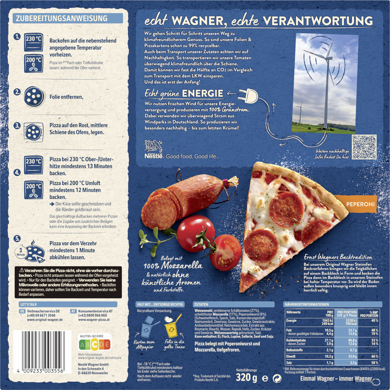Wagner Pizza Original Steinofen Peperoni_2 Wagner Pizza Original Steinofen Peperoni_2