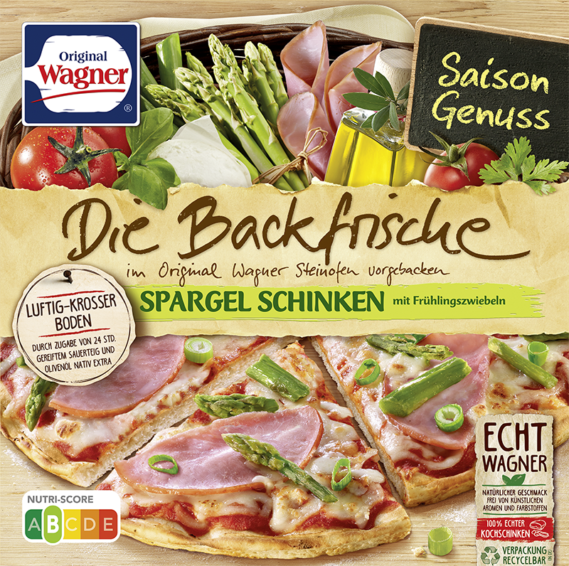 Wagner Pizza Die Backfrische Spargel Schinken_1 Wagner Pizza Die Backfrische Spargel Schinken_1