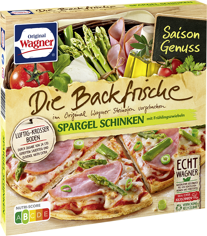 Wagner Pizza Die Backfrische Spargel Schinken_0 Wagner Pizza Die Backfrische Spargel Schinken_0