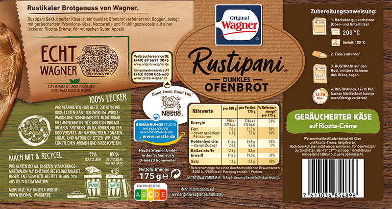 Wagner Rustipani Ofenbrot Geräucherter Käse_2 Wagner Rustipani Ofenbrot Geräucherter Käse_2