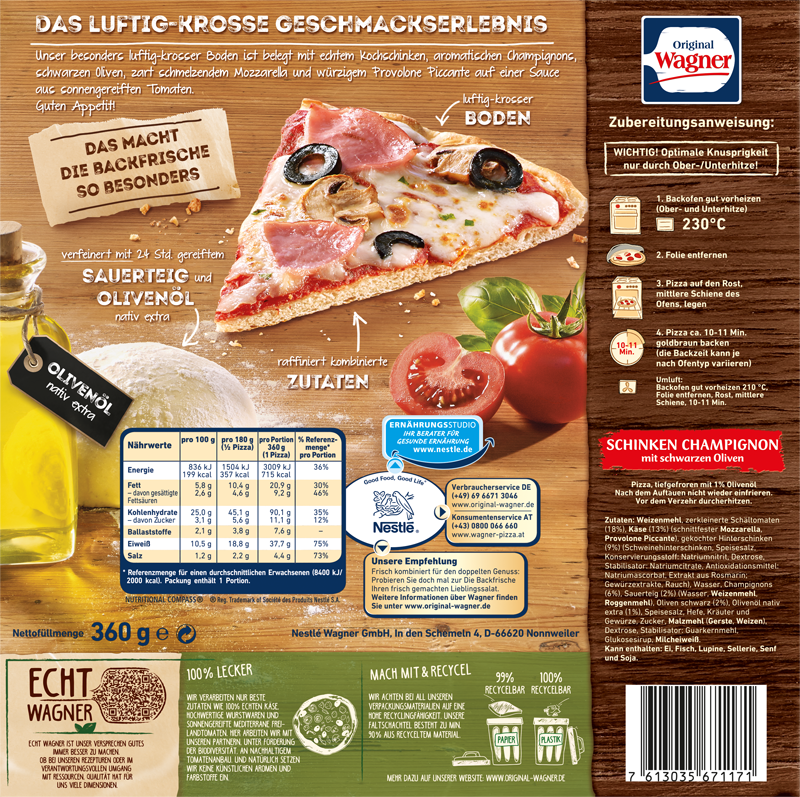 Die Backfrische Schinken Champignon_2 Die Backfrische Schinken Champignon_2