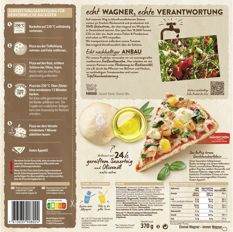 Wagner Pizza Die Backfrische Hähnchen_2 Wagner Pizza Die Backfrische Hähnchen_2