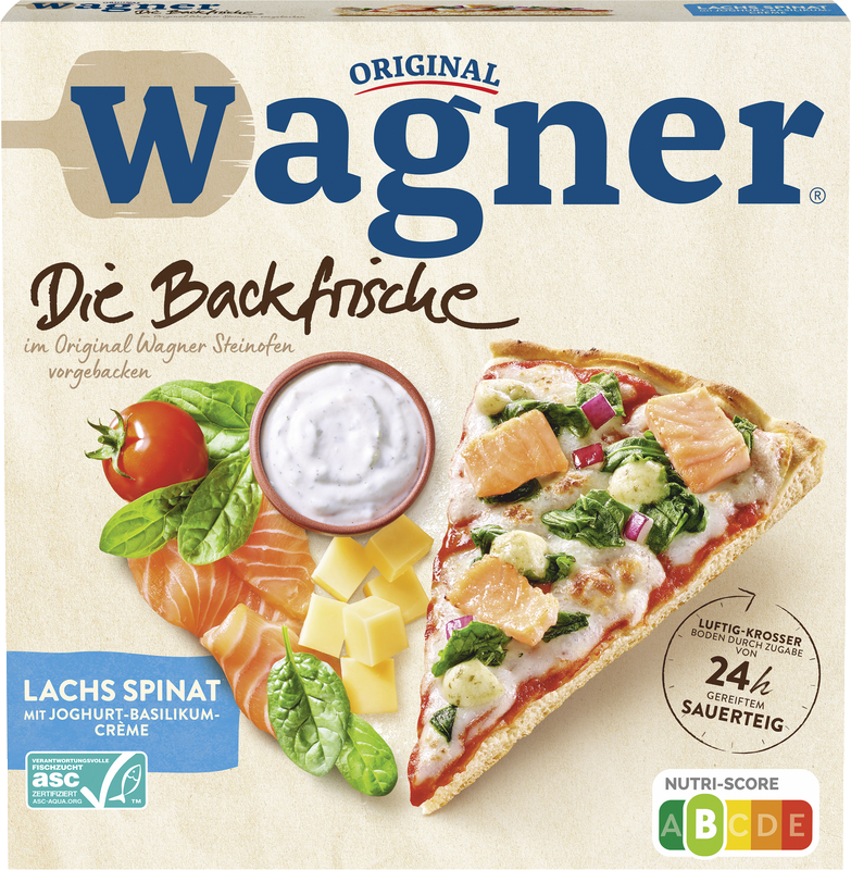 Die Lachs Backfrische Spinat