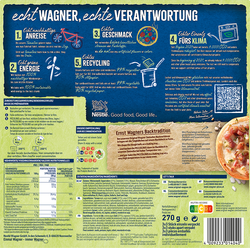 Wagner Pizza Original Piccolinis Elsässer Art_2