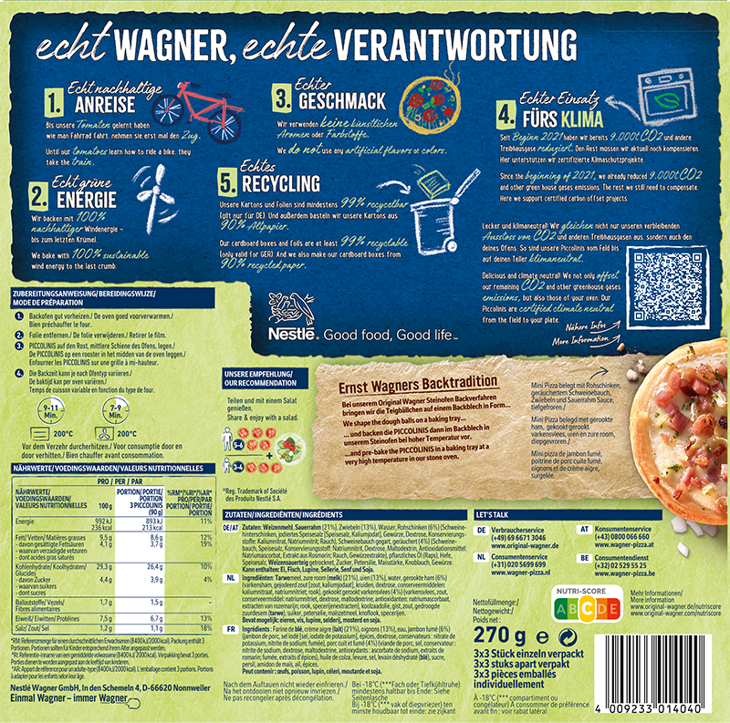 Wagner Pizza Original Piccolinis Elsässer Art_2 Wagner Pizza Original Piccolinis Elsässer Art_2