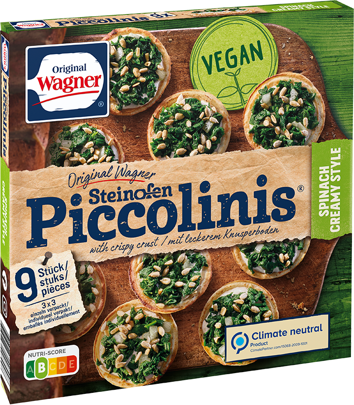 Wagner Piccolinis Spinach Creamy Style 9x30g_0 Wagner Piccolinis Spinach Creamy Style 9x30g_0