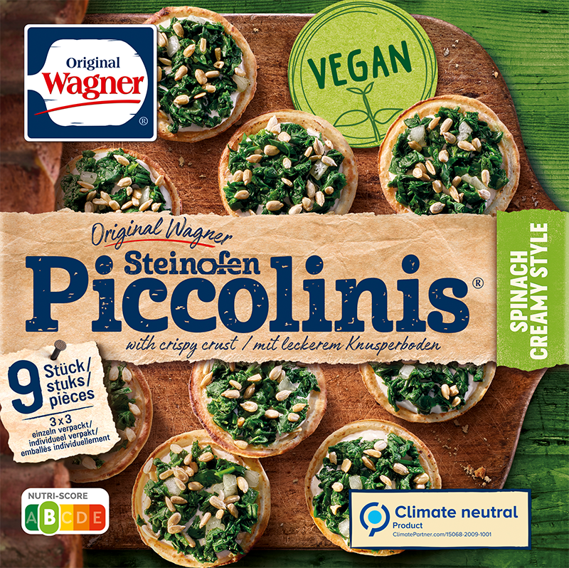 Wagner Piccolinis Spinach Creamy Style 9x30g Wagner Piccolinis Spinach Creamy Style 9x30g