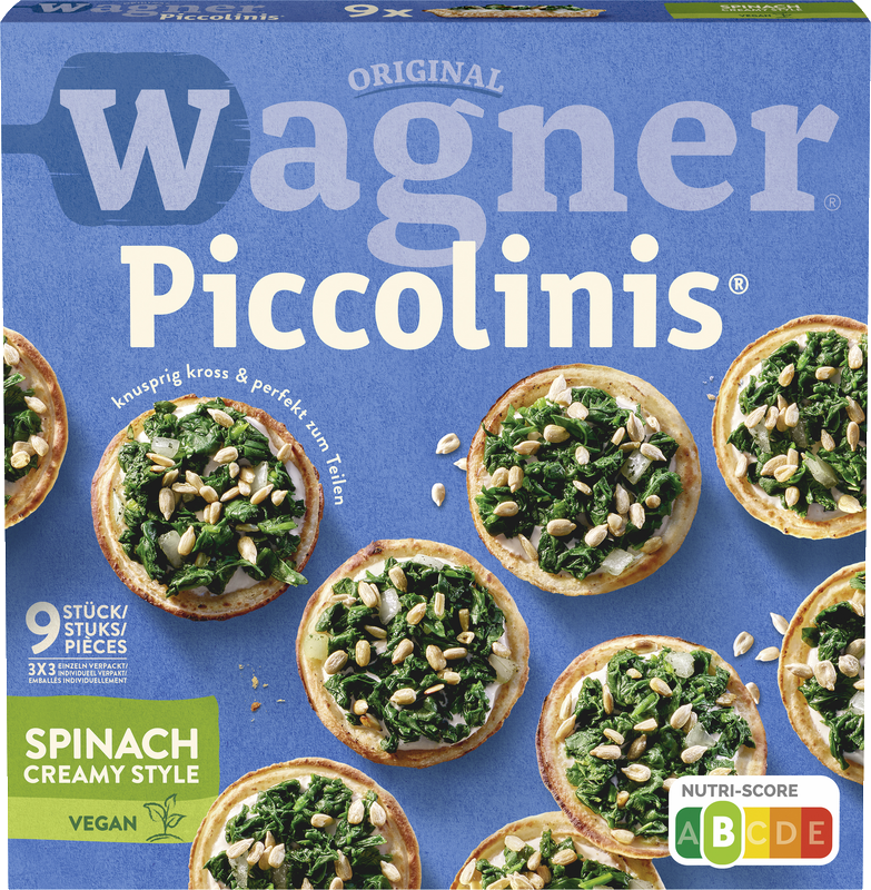 Wagner Piccolinis Spinach Creamy Style 9x30g_3 Wagner Piccolinis Spinach Creamy Style 9x30g_3