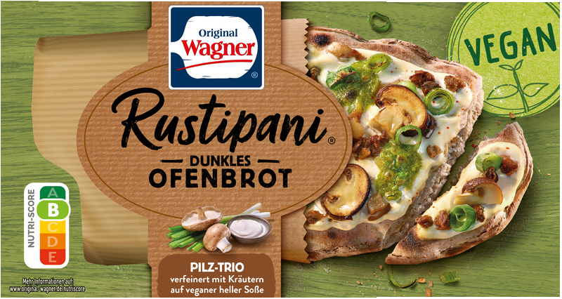 Wagner Rustipani dunkles Ofenbrot "Pilz Trio"_1