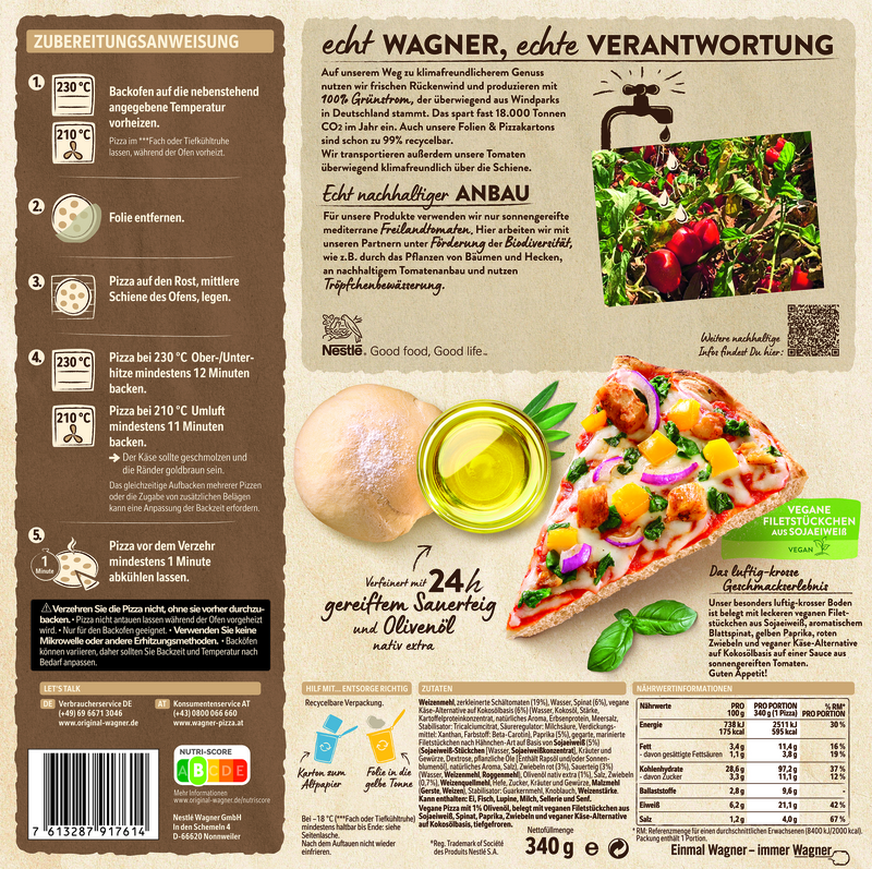 Wagner Pizza Die Backfrische Vegane Filetstückchen_2 Wagner Pizza Die Backfrische Vegane Filetstückchen_2