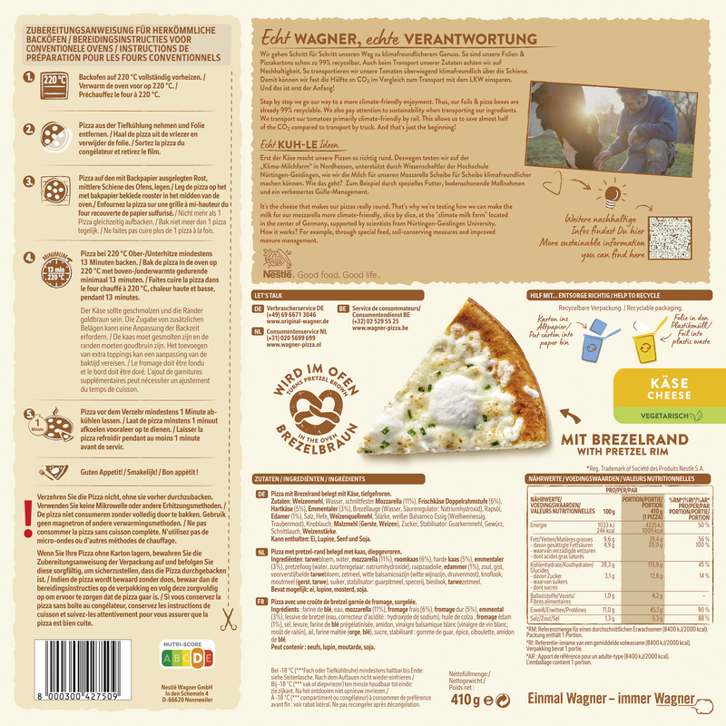 WAGNER Brezel Pizza K se 8x410g WAGNER Brezel Pizza K se 8x410g