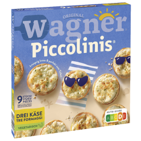 Wagner Pizza Original Piccolinis Drei-Käse