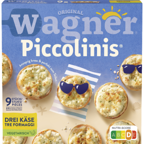 Wagner Pizza Original Piccolinis Drei-Käse