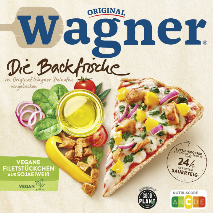 Wagner Pizza Die Backfrische Vegane Filetstückchen