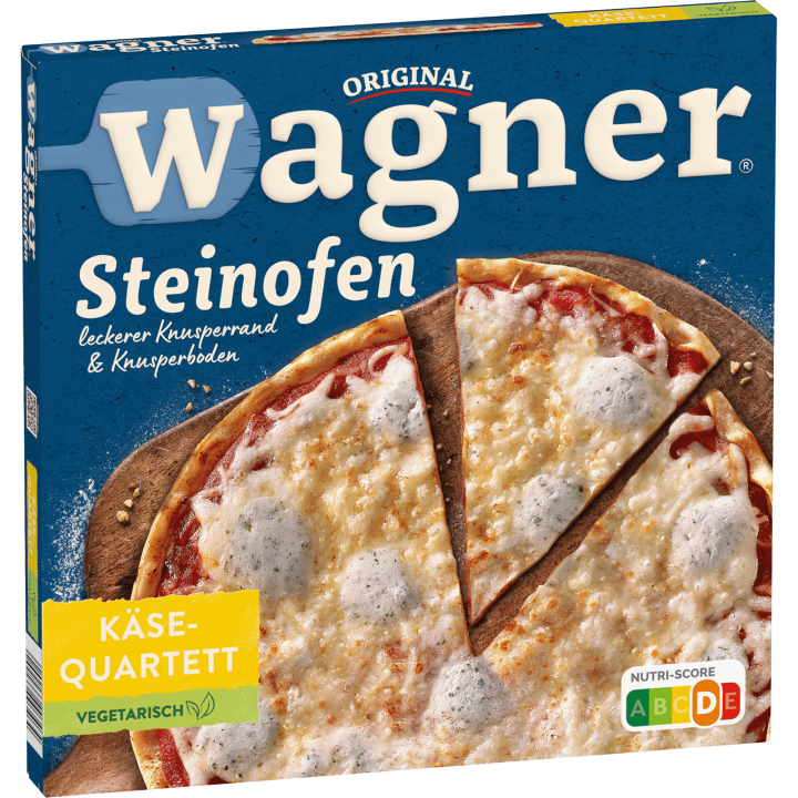 Wagner Pizza Original Steinofen Käse Quartett
