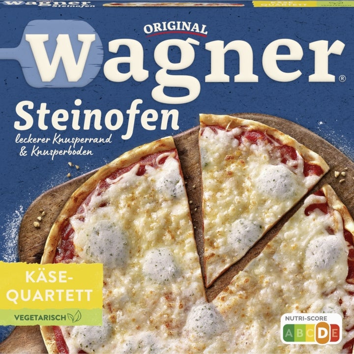 Wagner Pizza Original Steinofen Käse Quartett