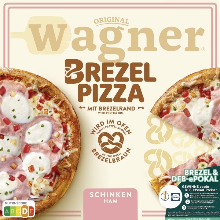 WAGNER Brezel Pizza Ham