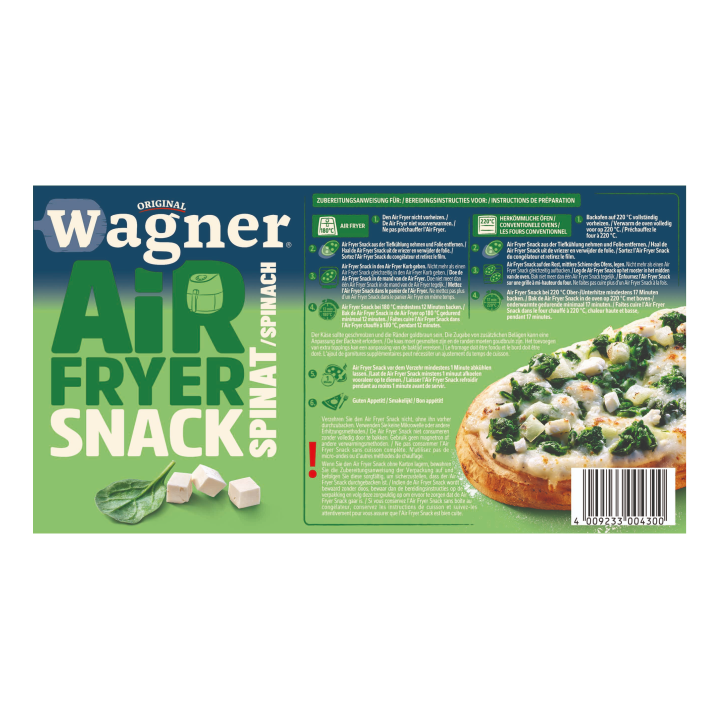 Wagner Air Fryer Snack Spinat