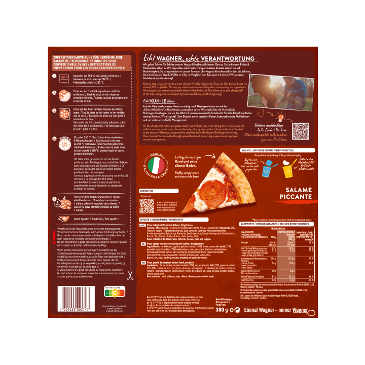 Wagner PIZZERIA STYLE Salame Piccante