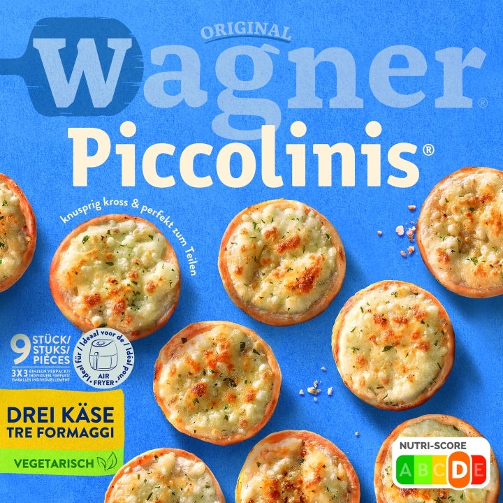 Wagner Pizza Original Piccolinis Drei-Käse